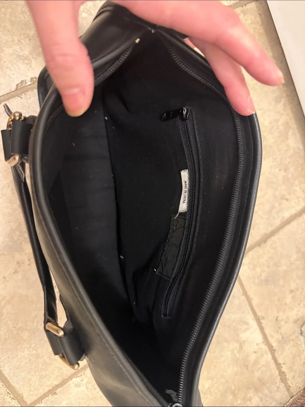 Vintage 90s Empire Orr Leather briefcase style Bag